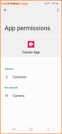 CarrierApp screenshot