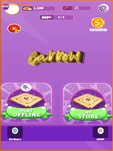 Carrom board 3D: Online Multiplayer Pool Game 2021 screenshot