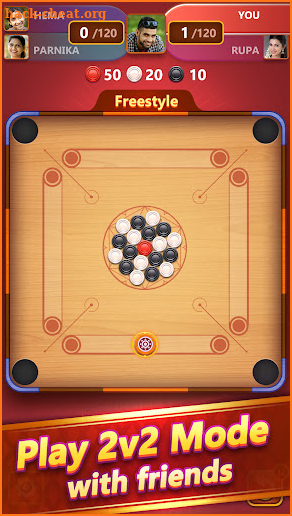 Carrom Go-Disc Board Game screenshot
