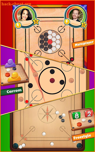 Carrom Pool Multiplayer-New Carrom Board Game screenshot