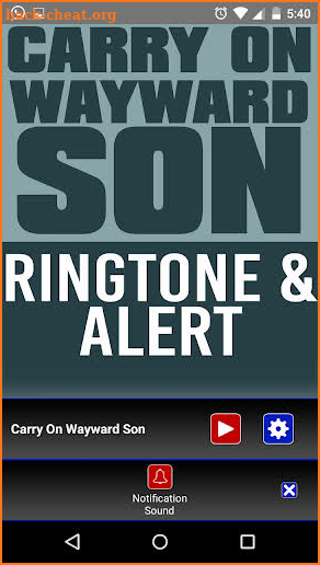 Carry On Wayward Son Ringtone screenshot
