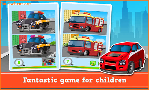 Cars & Vehicles - Find the Difference Game * screenshot