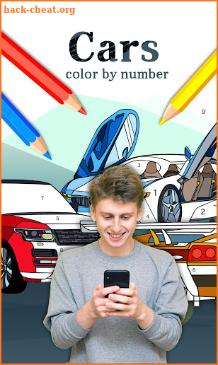 Cars Color by Number – Cars Coloring Book screenshot