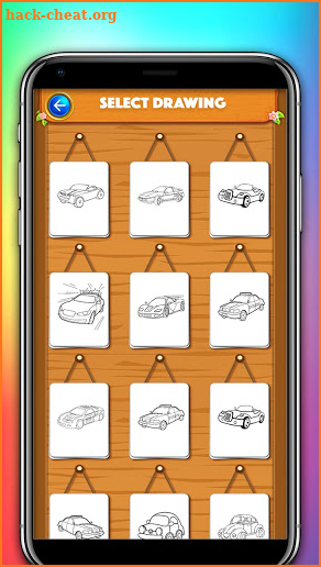 cars coloring and drawing book - how to draw cars screenshot