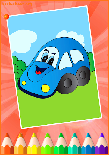 Cars Coloring Book Games for Boys screenshot