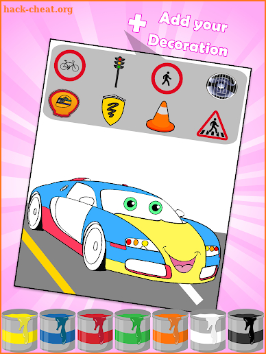 Cars Coloring Pages screenshot