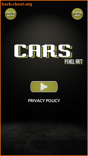 Cars Game Pixel Art - Color by Numbers Car Games screenshot