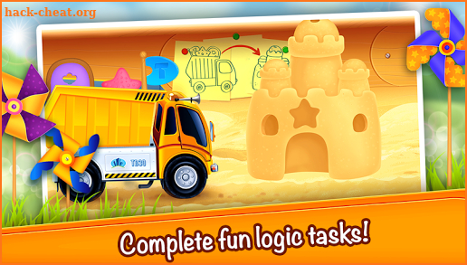 Cars in Sandbox (app 4 kids) screenshot