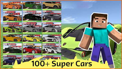 Cars Mod Minecraft - SuperCar screenshot