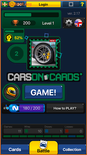 Cars on Cards screenshot