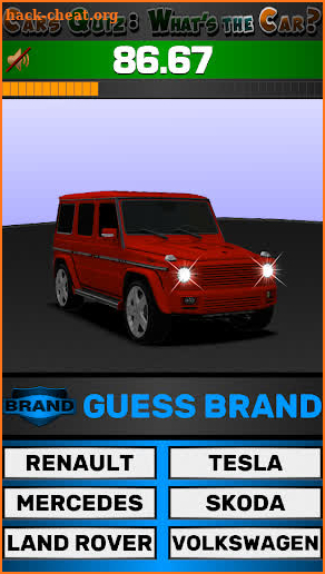 Cars Quiz 3D screenshot