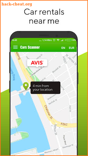 Cars-scanner - car rental screenshot