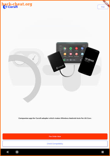 Carsifi Wireless Android Auto screenshot