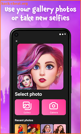 Cartoon Camera - AI Toons, Royal Face Filters screenshot