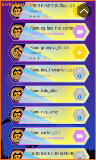 Cartoon Cat Hop Tiles Edm Rush Games screenshot