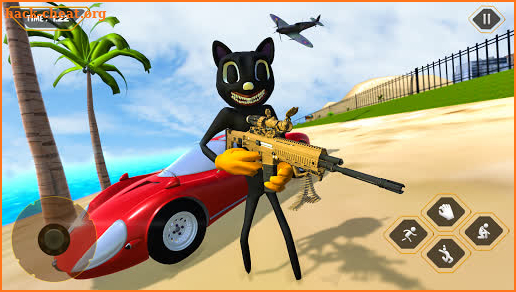 Cartoon Cat Scary Evil Crime : Horror Gangster Cat screenshot