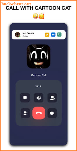 Cartoon Cat Video Call and Chat + soundboard screenshot
