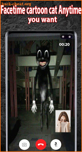 Cartoon Cat Video Call In 3am - Real Voice screenshot