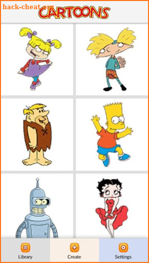 Cartoon Characters Color by Number - Pixel Art screenshot