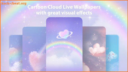 Cartoon Cloud Live Wallpaper & Launcher Themes screenshot