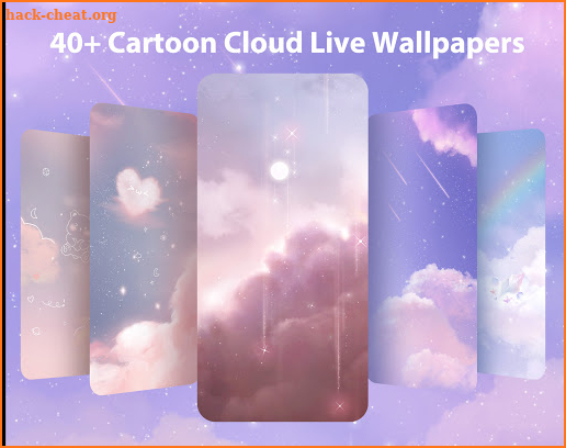 Cartoon Cloud Live Wallpaper & Launcher Themes screenshot