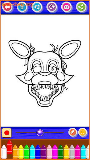 cartoon coloring book screenshot