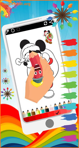 Cartoon Coloring Book Mickey Game screenshot