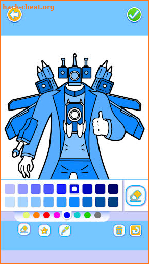 Cartoon Coloring Monster Color screenshot