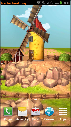 Cartoon Farm 3D Live Wallpaper screenshot