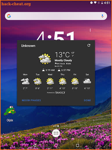Cartoon HD Weather Icons for Chronus screenshot