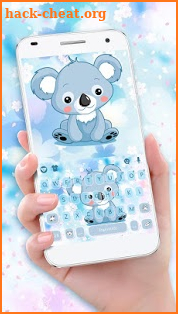 Cartoon Koala Keyboard Theme screenshot