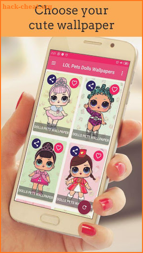 Cartoon LOL Dolls Surprise Pets Wallpapers screenshot