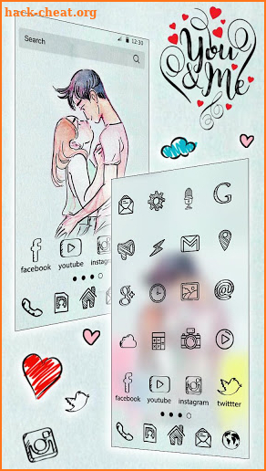 Cartoon Love Themes HD Wallpapers screenshot