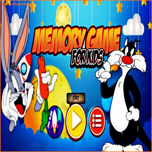 Cartoon memory game for kids screenshot