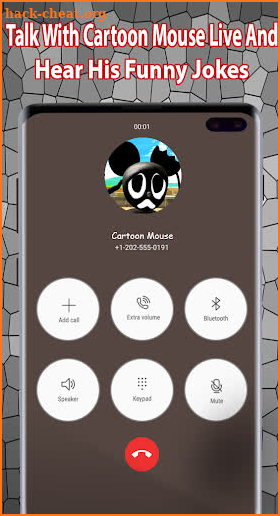Cartoon Mouse Call and Fake Video screenshot