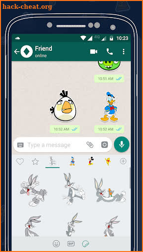 Cartoon Sticker For Whatsapp screenshot
