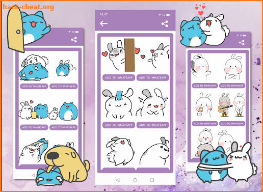 Cartoon Stickers for WA screenshot
