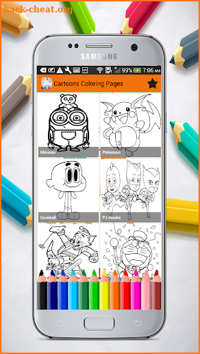 Cartoons Coloring Pages screenshot