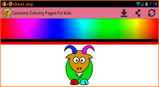 Cartoons Coloring Pages For kids screenshot