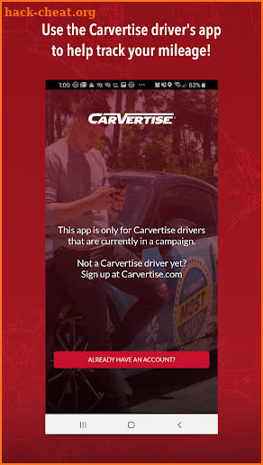 Carvertise screenshot