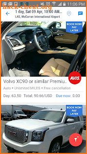 CarzUP - car rental app screenshot