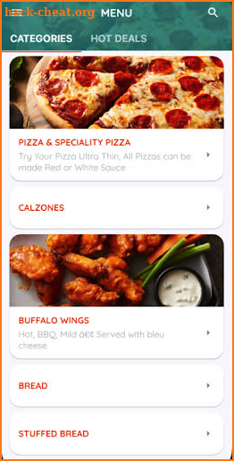 Casa Bianca Pizza Ansonia CT screenshot