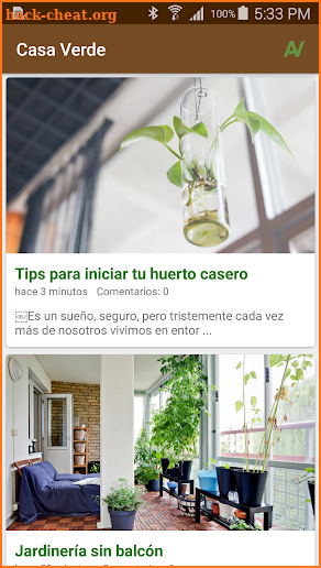 Casa Verde: Cuidado de plantas y huertos urbanos screenshot