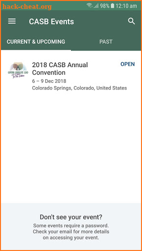 CASB Events screenshot