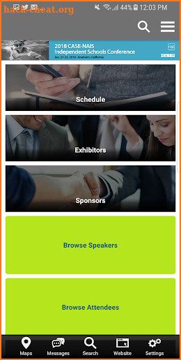 CASE Conference App screenshot