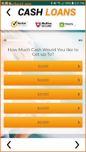 Cash Loans App screenshot