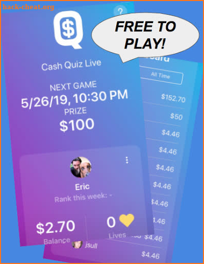 Cash Quiz Live screenshot