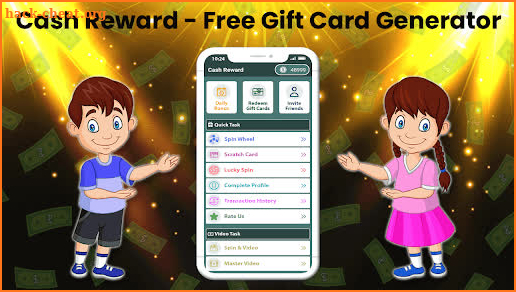 Cash Reward - Free Gift Card Generator screenshot