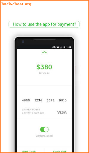 Cash Sending Guide to Anyone by App screenshot