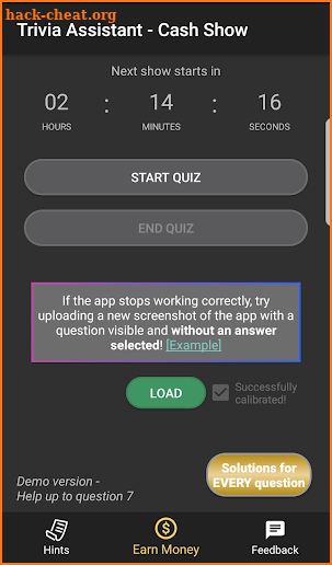 Cash Show Help - Trivia Assistant screenshot